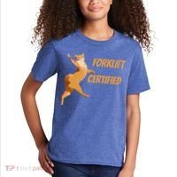 Forklift Certified Meme Funny Forklift Driver Forklift Operator Funny Meme Kids T-Shirt thumb 2