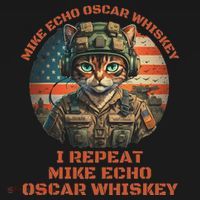 Funny Cat Military Mike Echo Oscar Foxtrot Meow Women's Hoodie thumb 2