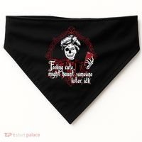 Feeling Cute Might Haunt Someone Later Idk USA-Made Doggie Bandana thumb 0
