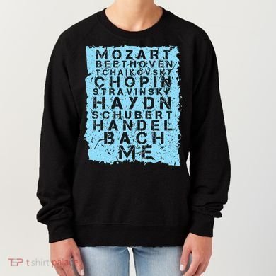 Famous Classical Music Composer Gift Musician Mozart Women's Sweatshirt