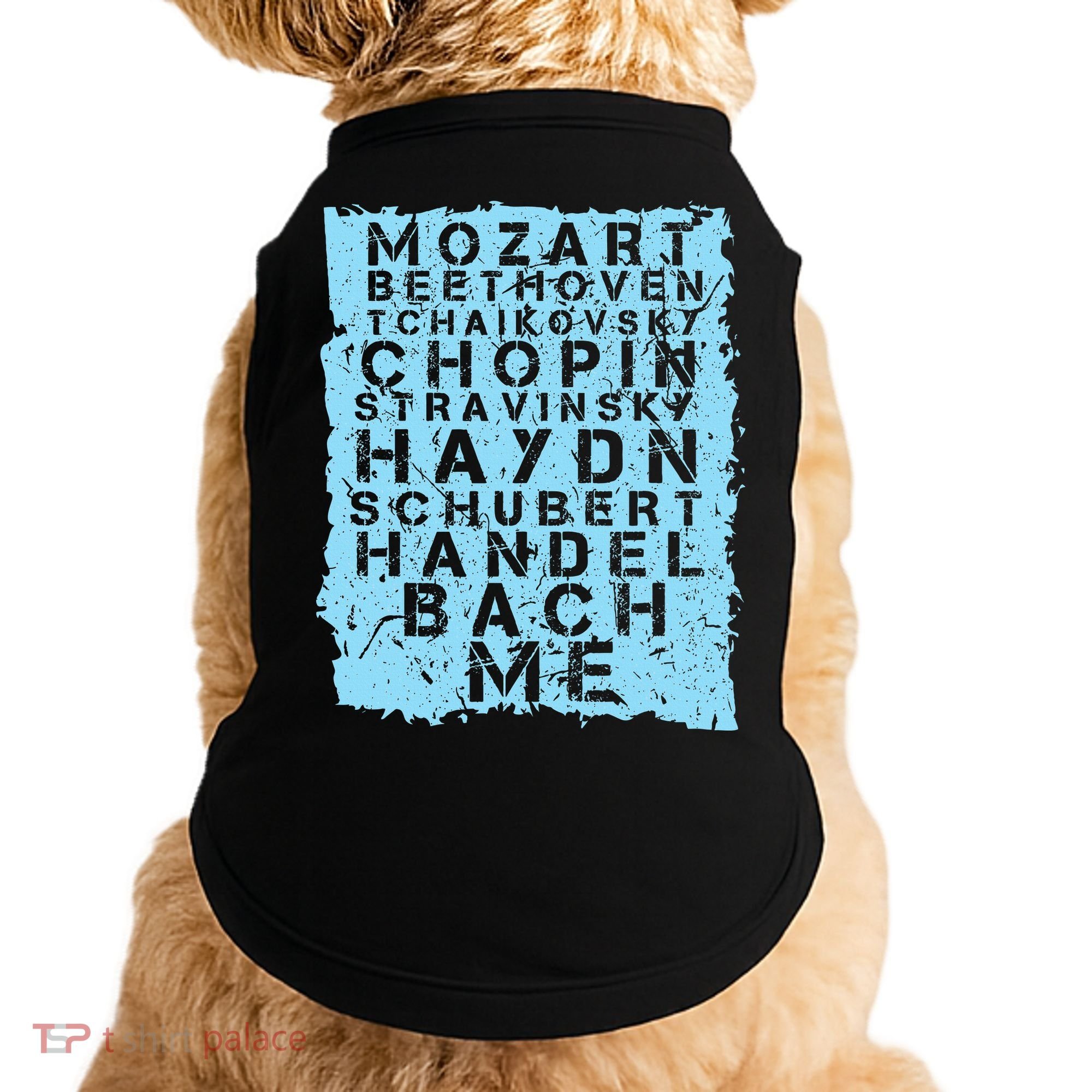 Famous Classical Music Composer Gift Musician Mozart Doggie Tank