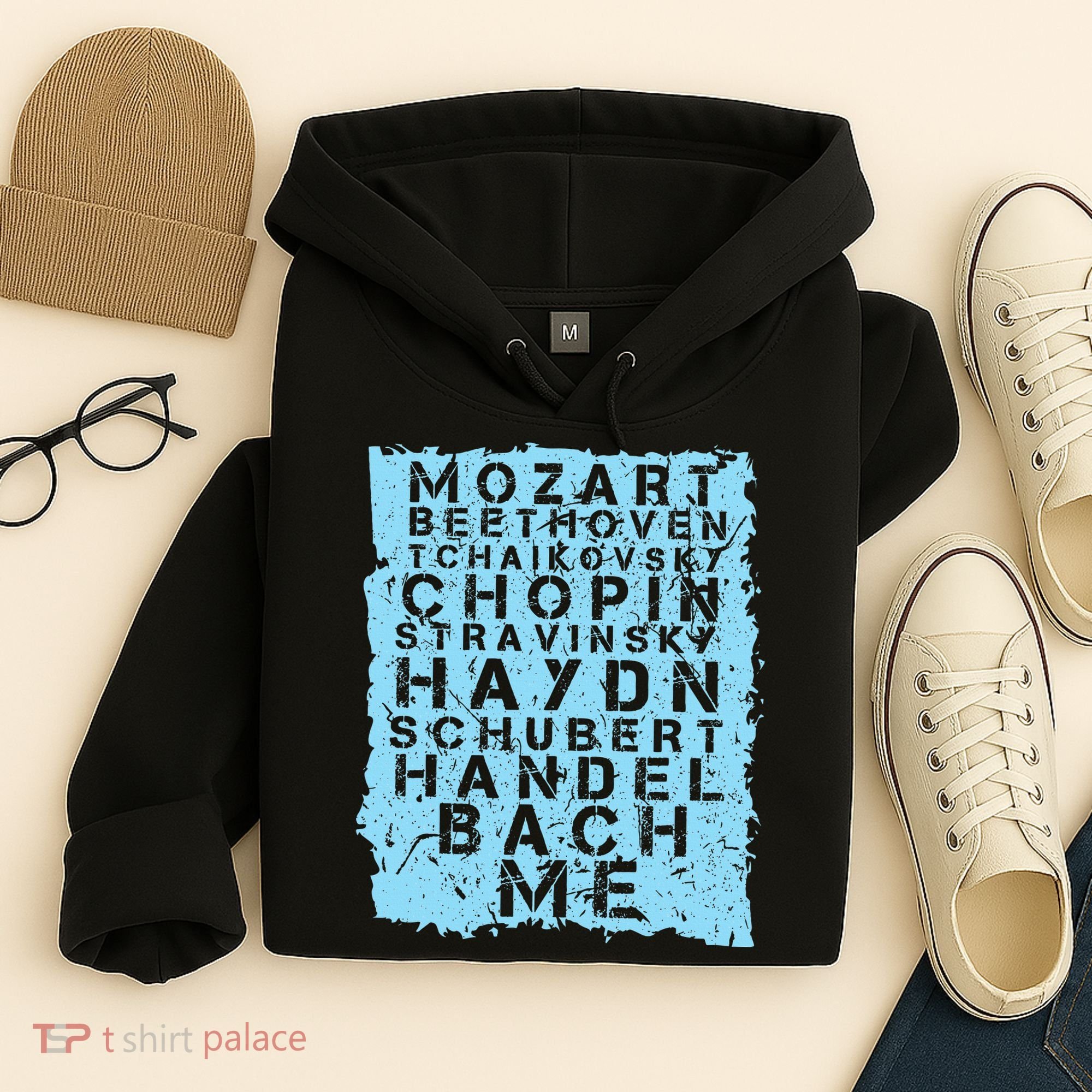 Famous Classical Music Composer Gift Musician Mozart Hoodie