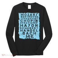 Famous Classical Music Composer Gift Musician Mozart Long Sleeve Shirt thumb 0