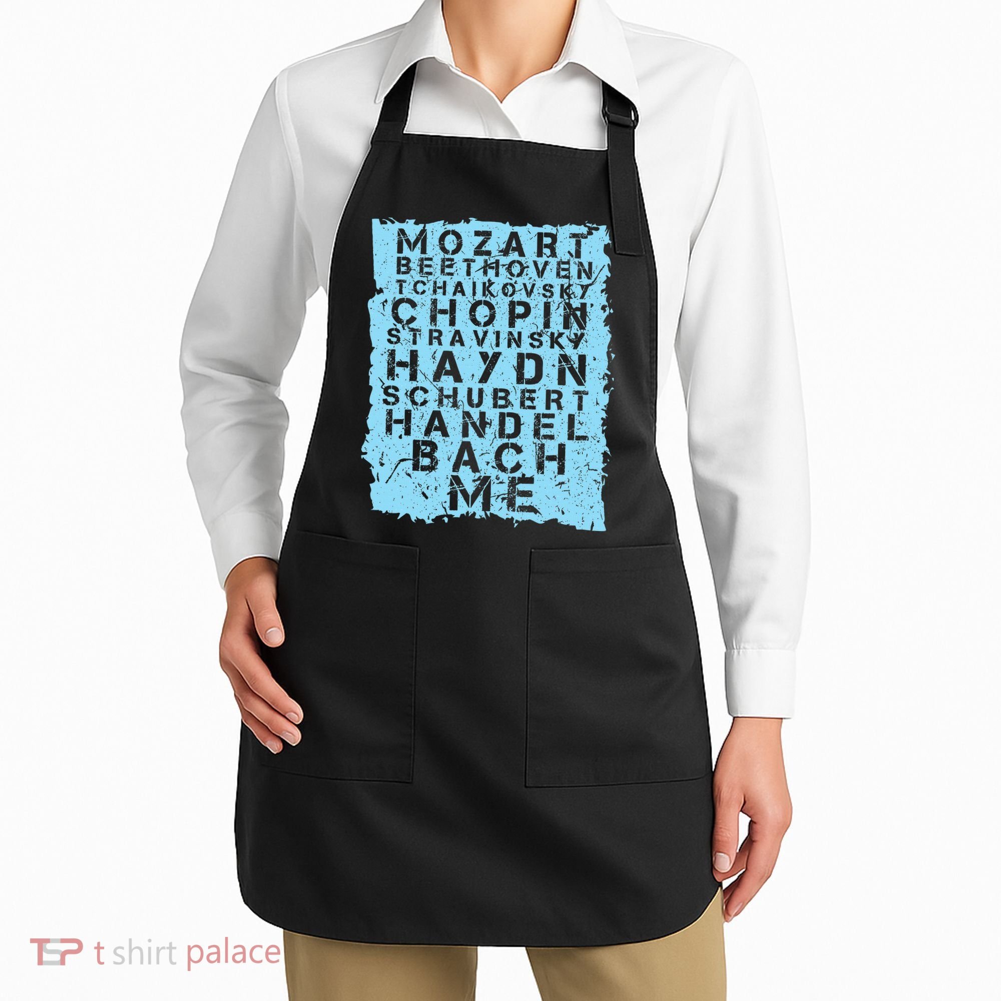 Famous Classical Music Composer Gift Musician Mozart Apron