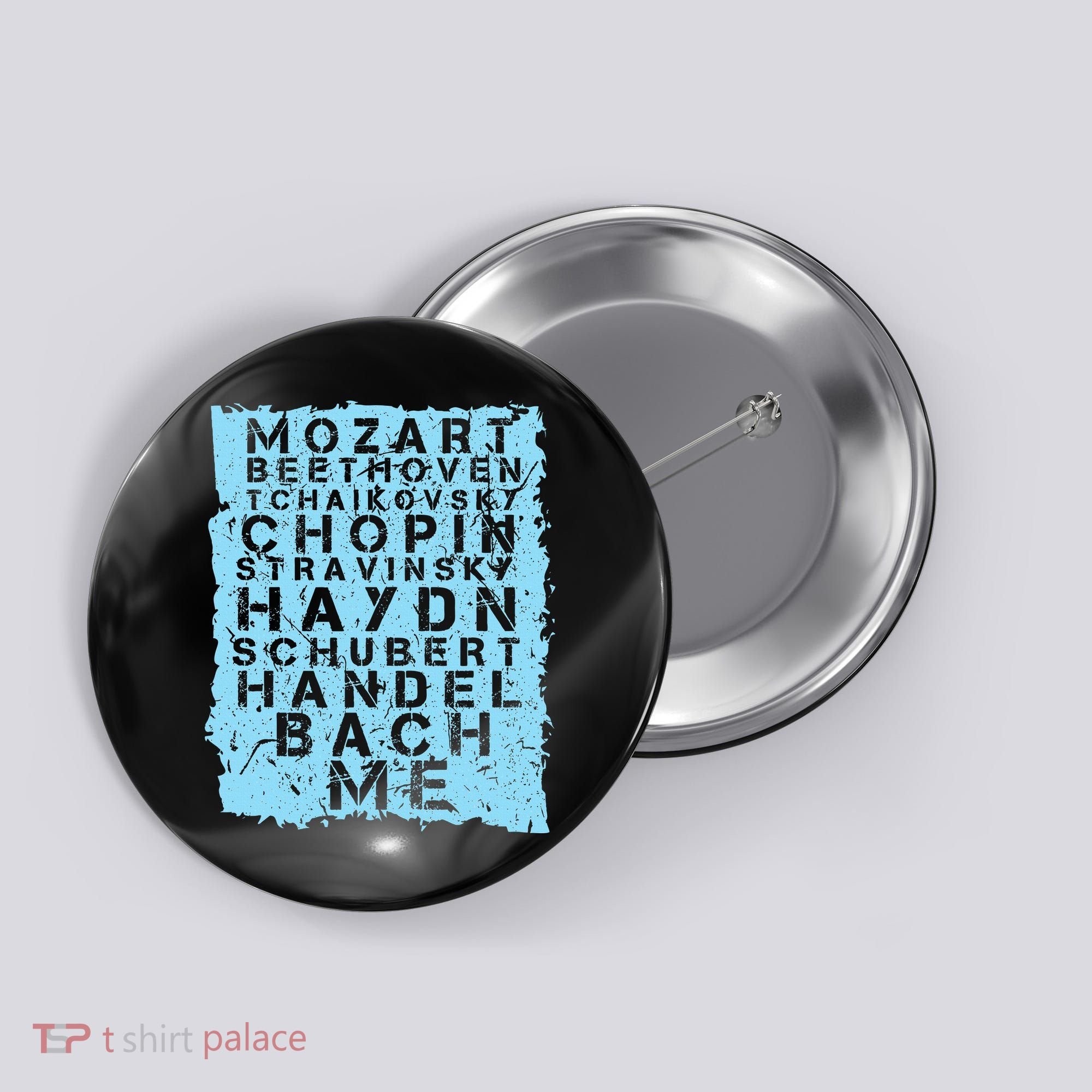 Famous Classical Music Composer Gift Musician Mozart Button