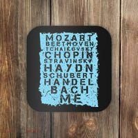 Famous Classical Music Composer Gift Musician Mozart Coaster thumb 0