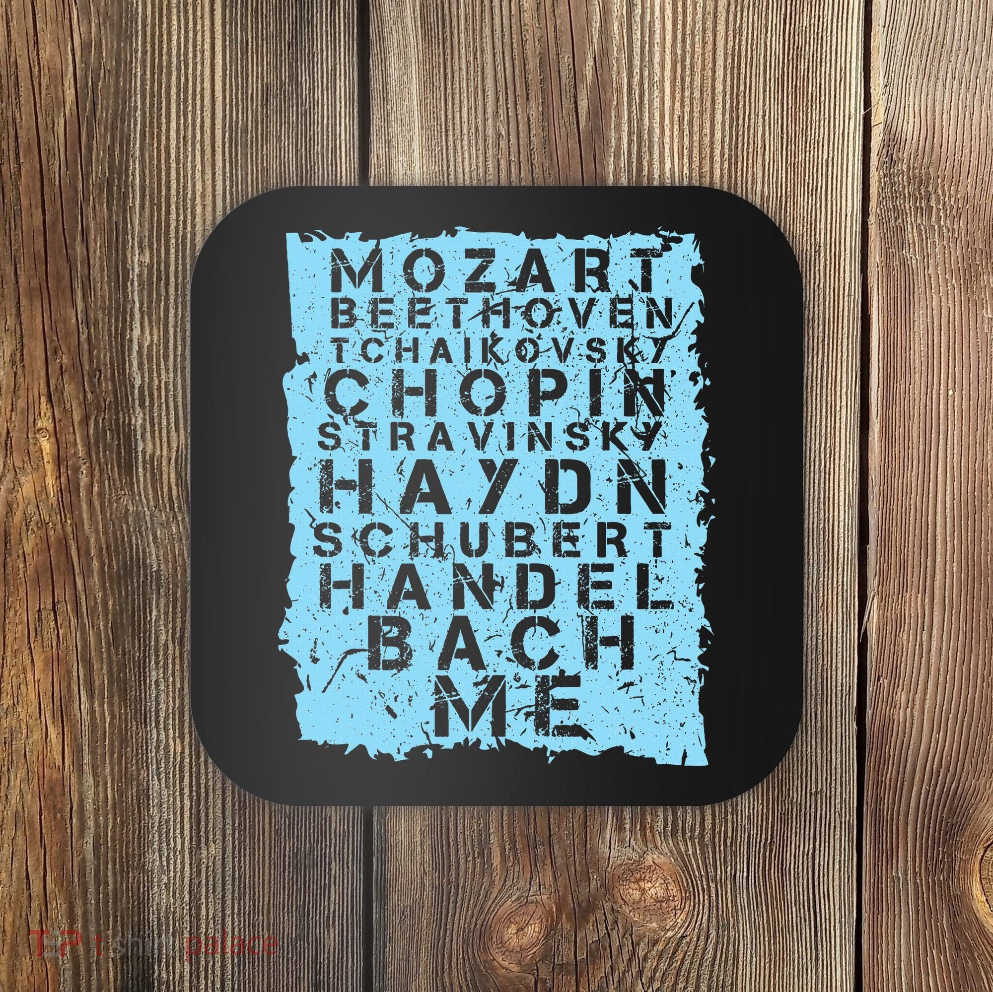 Famous Classical Music Composer Gift Musician Mozart Coaster