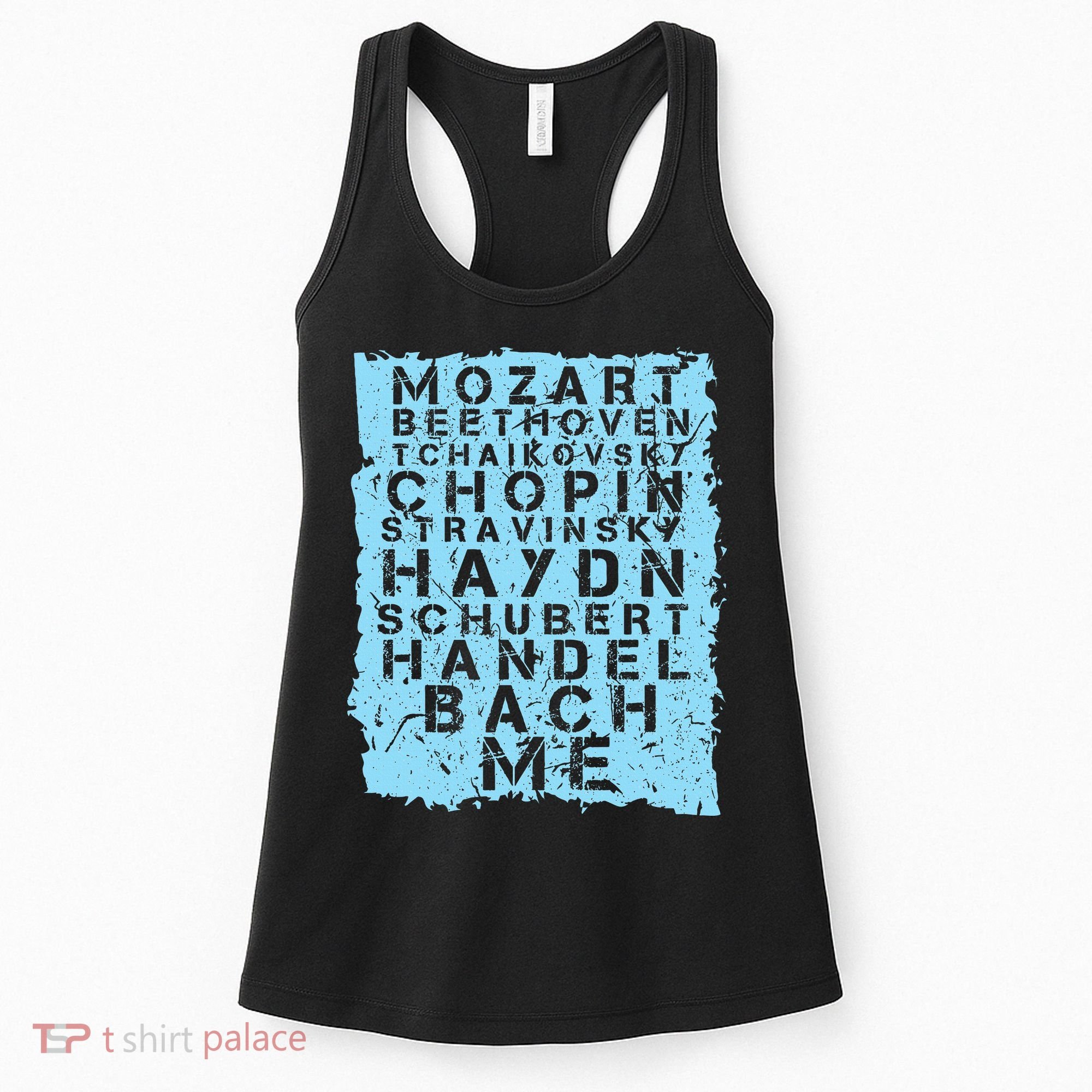 Famous Classical Music Composer Gift Musician Mozart Women's Tank Top