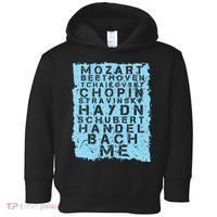 Famous Classical Music Composer Gift Musician Mozart Toddler Hoodie thumb 0