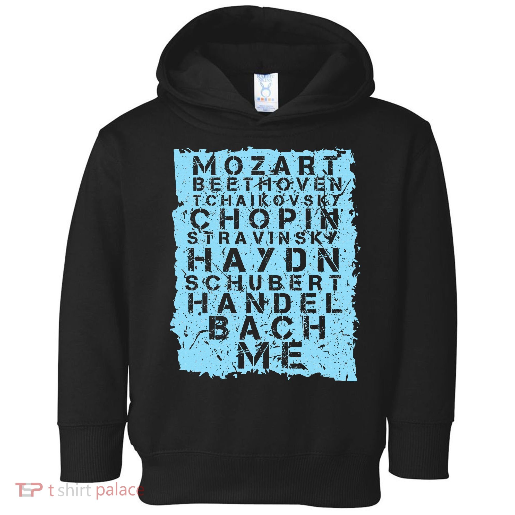 Famous Classical Music Composer Gift Musician Mozart Toddler Hoodie