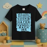 Famous Classical Music Composer Gift Musician Mozart Toddler T-Shirt thumb 3