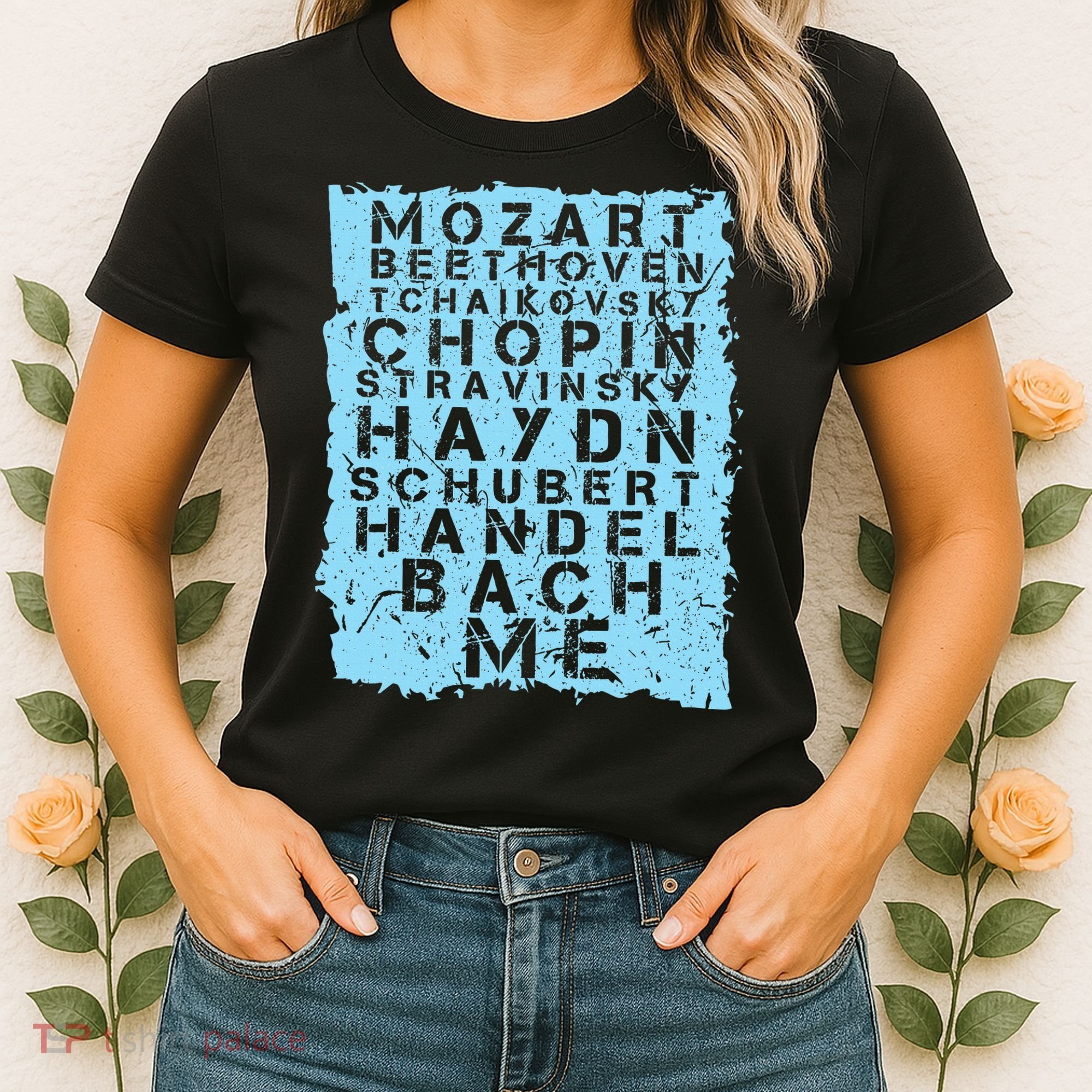 Famous Classical Music Composer Gift Musician Mozart Women's T-Shirt