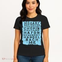 Famous Classical Music Composer Gift Musician Mozart Women's T-Shirt thumb 4
