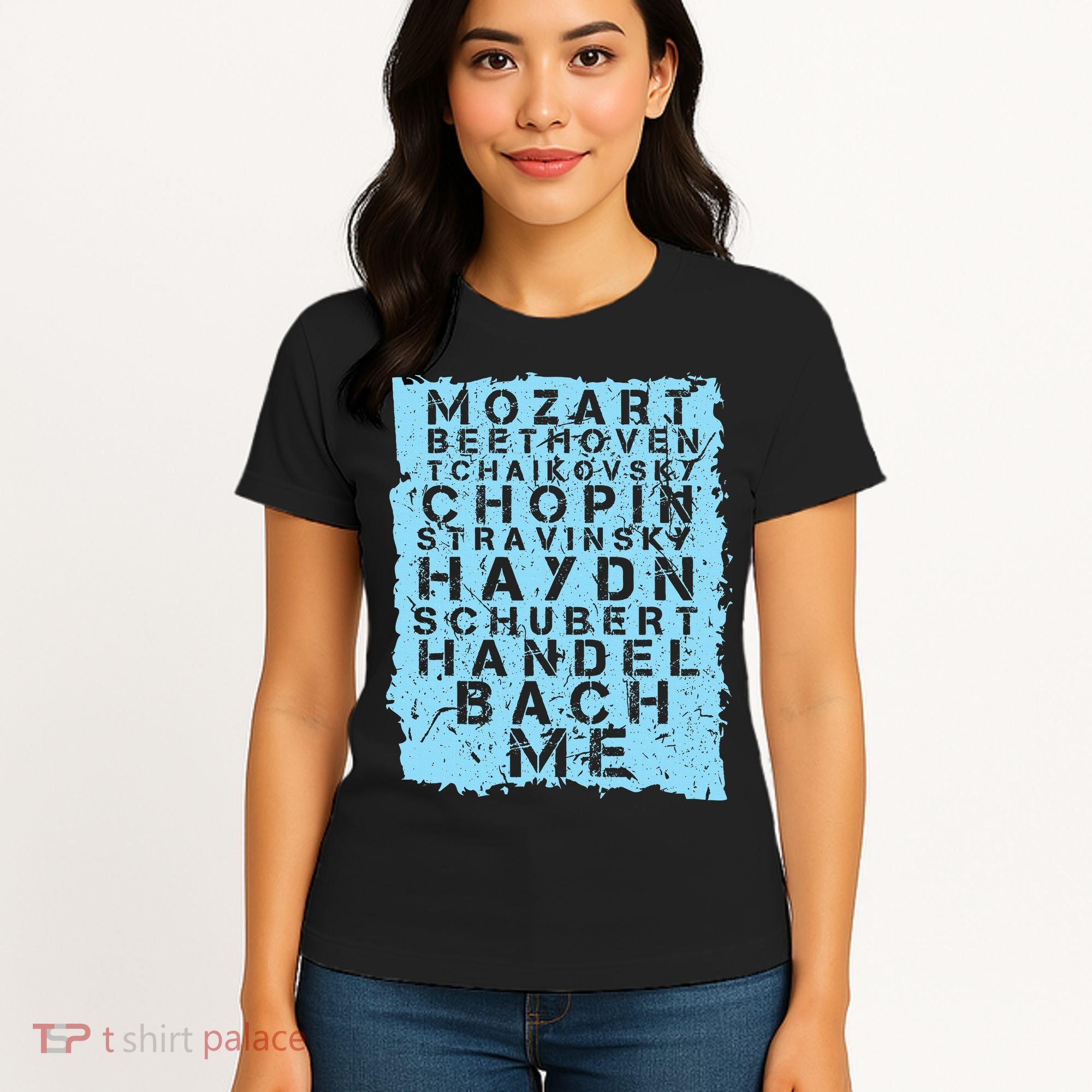 Famous Classical Music Composer Gift Musician Mozart Women's T-Shirt