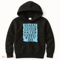 Famous Classical Music Composer Gift Musician Mozart Kids Hoodie thumb 0