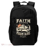 Faith Can Move Mountains Religious Bible Christian Jesus Backpack thumb 0