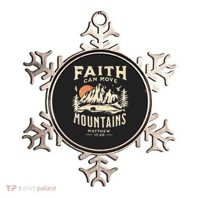 Faith Can Move Mountains Religious Bible Christian Jesus Ornament