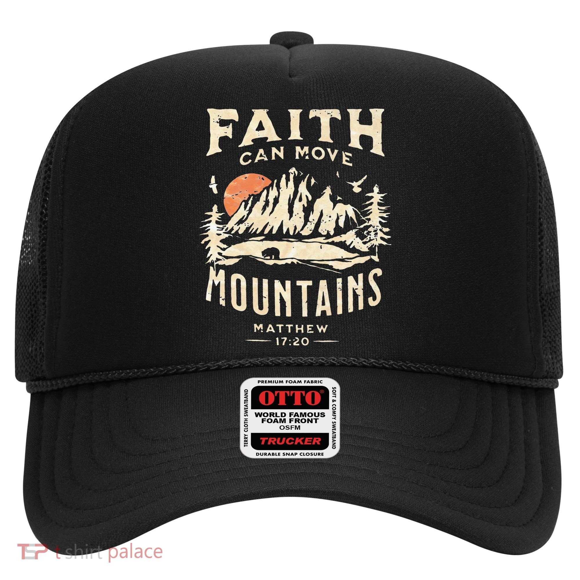 Faith Can Move Mountains Religious Bible Christian Jesus Hat