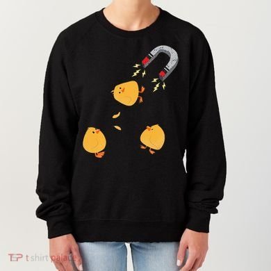 Funny Chick Magnet Happy Easter Women's Sweatshirt