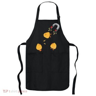 Funny Chick Magnet Happy Easter Apron