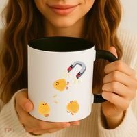Funny Chick Magnet Happy Easter Coffee Mug thumb 3