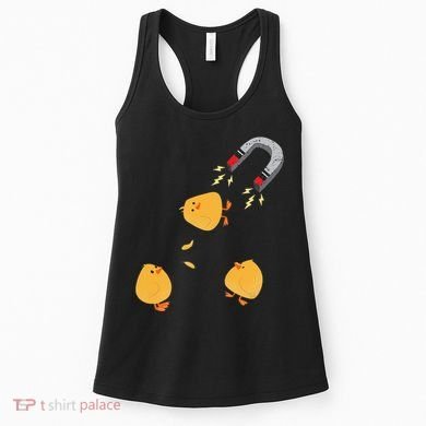 Funny Chick Magnet Happy Easter Women's Tank Top