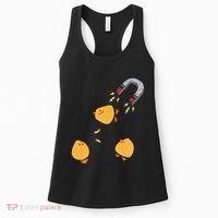 Funny Chick Magnet Happy Easter Women's Tank Top thumb 0