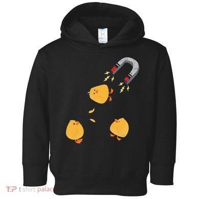 Funny Chick Magnet Happy Easter Toddler Hoodie