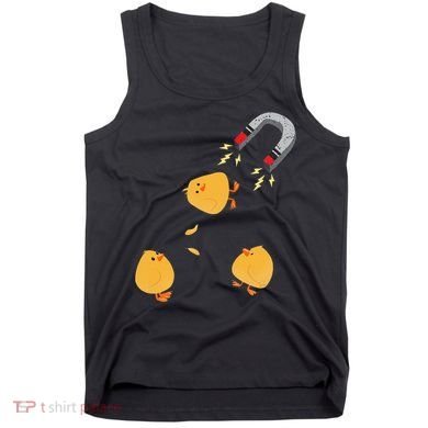 Funny Chick Magnet Happy Easter Tank Top
