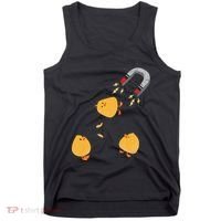 Funny Chick Magnet Happy Easter Tank Top thumb 0