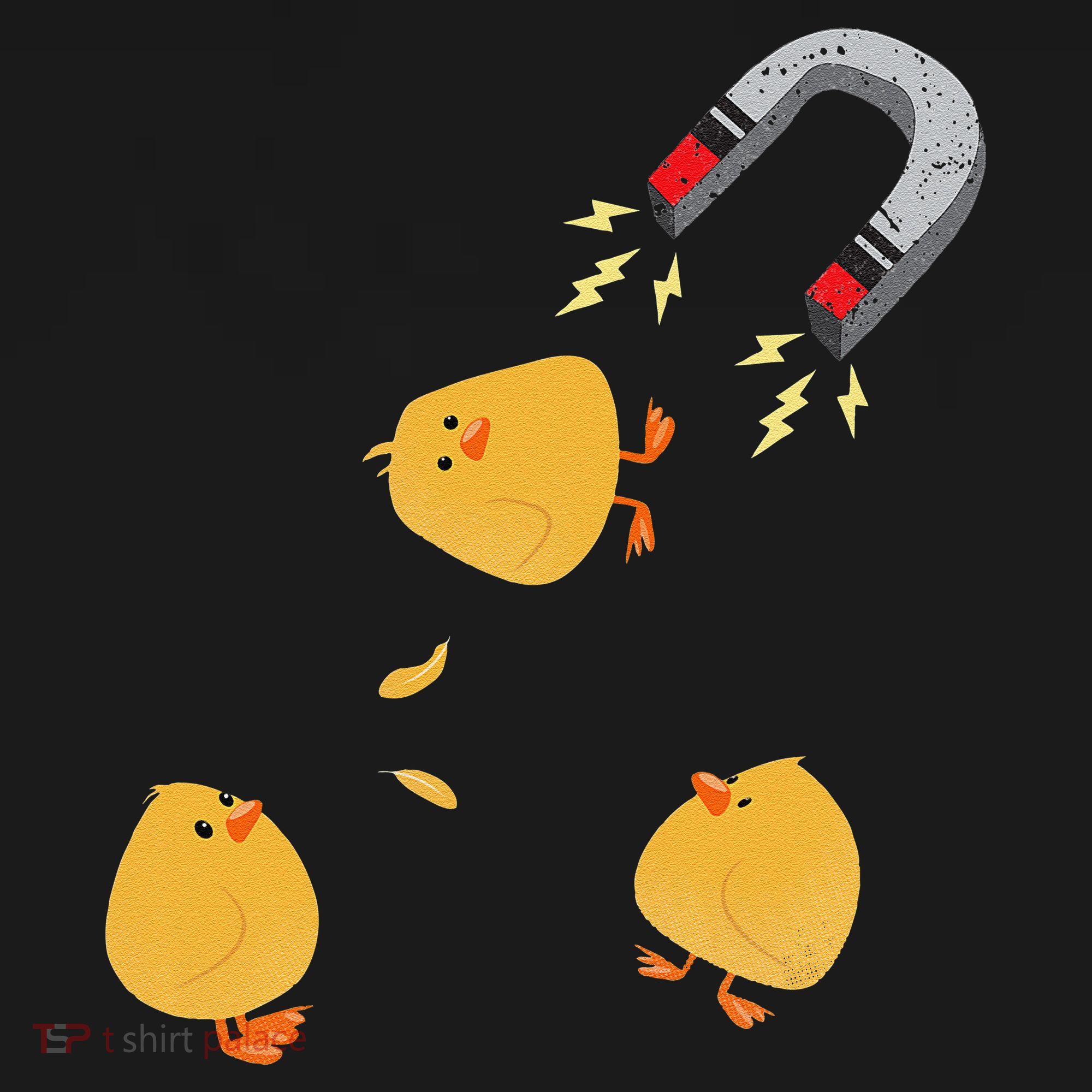 Funny Chick Magnet Happy Easter Tank Top