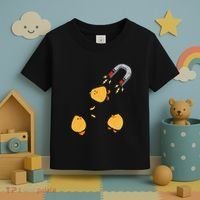 Funny Chick Magnet Happy Easter Toddler T-Shirt thumb 3