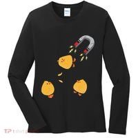 Funny Chick Magnet Happy Easter Women's Long Sleeve Shirt thumb 0
