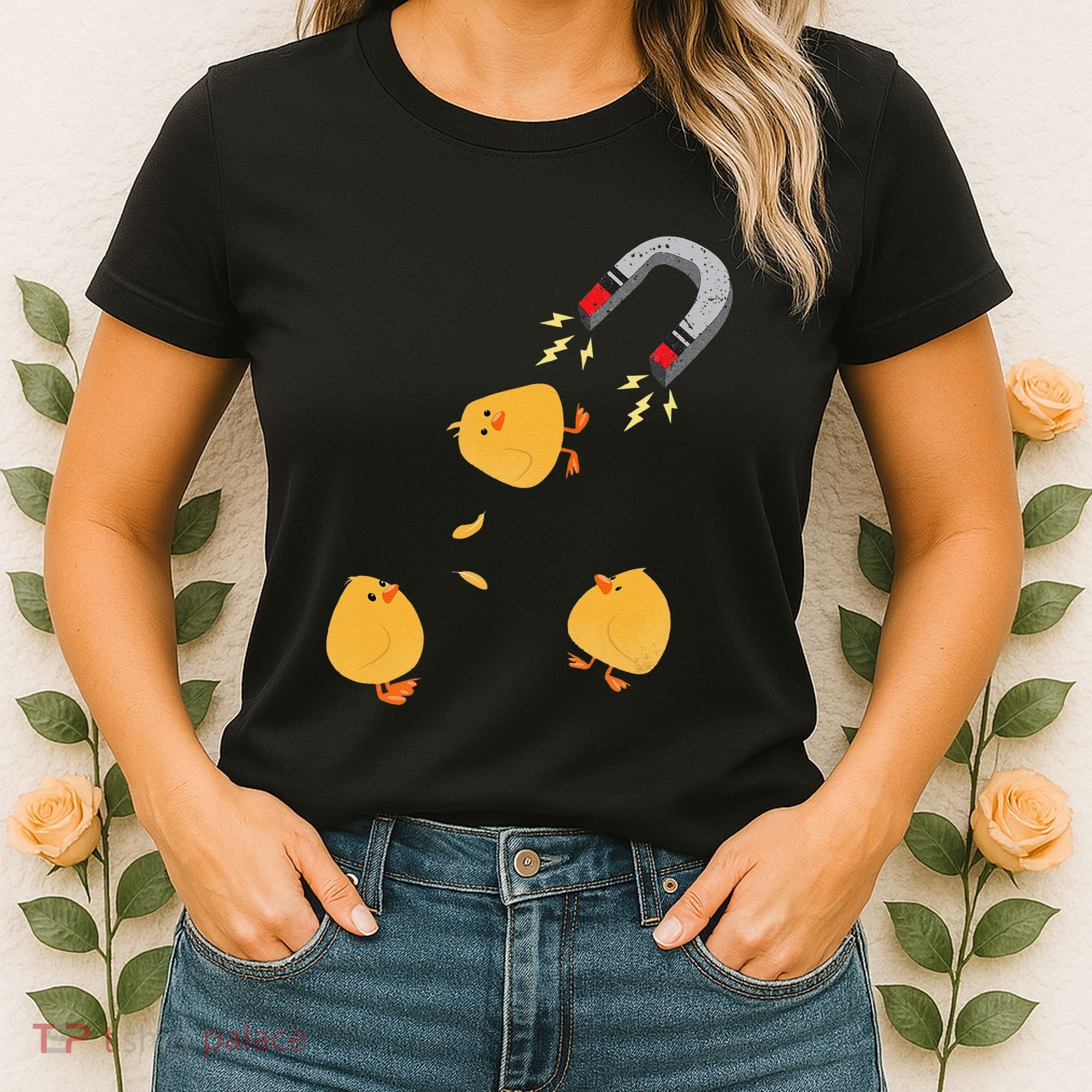 Funny Chick Magnet Happy Easter Women's T-Shirt