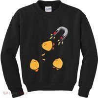 Funny Chick Magnet Happy Easter Kids Sweatshirt thumb 0