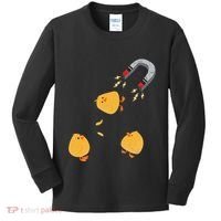 Funny Chick Magnet Happy Easter Kids Long Sleeve Shirt thumb 0