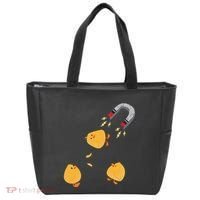 Funny Chick Magnet Happy Easter Tote Bag thumb 0
