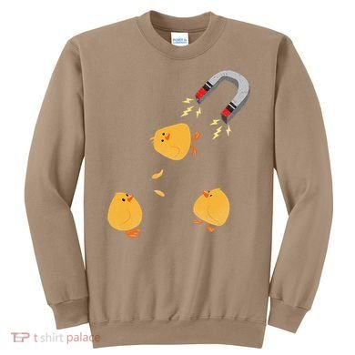 Funny Chick Magnet Happy Easter Sweatshirt