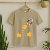 Funny Chick Magnet Happy Easter T-Shirt thumb 2