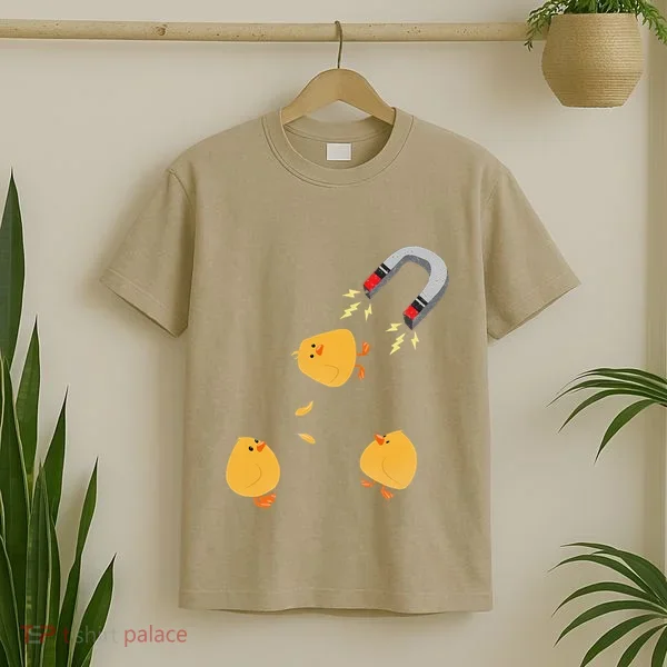 Funny Chick Magnet Happy Easter T-Shirt