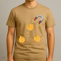 Funny Chick Magnet Happy Easter T-Shirt thumb 3