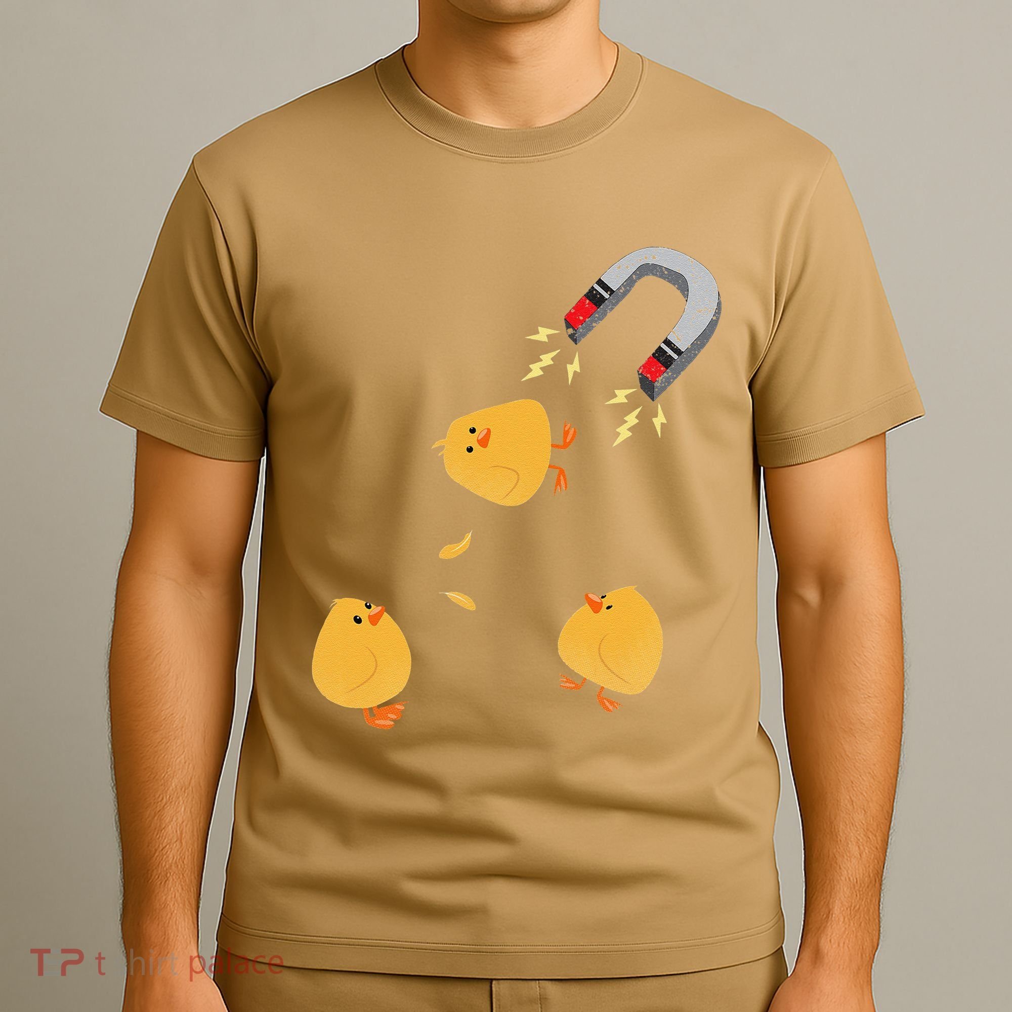 Funny Chick Magnet Happy Easter T-Shirt