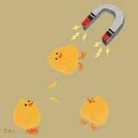 Funny Chick Magnet Happy Easter T-Shirt thumb 7