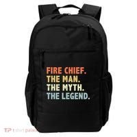 Fire Chief Man The Myth Legend Gifts Firefighter Fire Chief Backpack thumb 0
