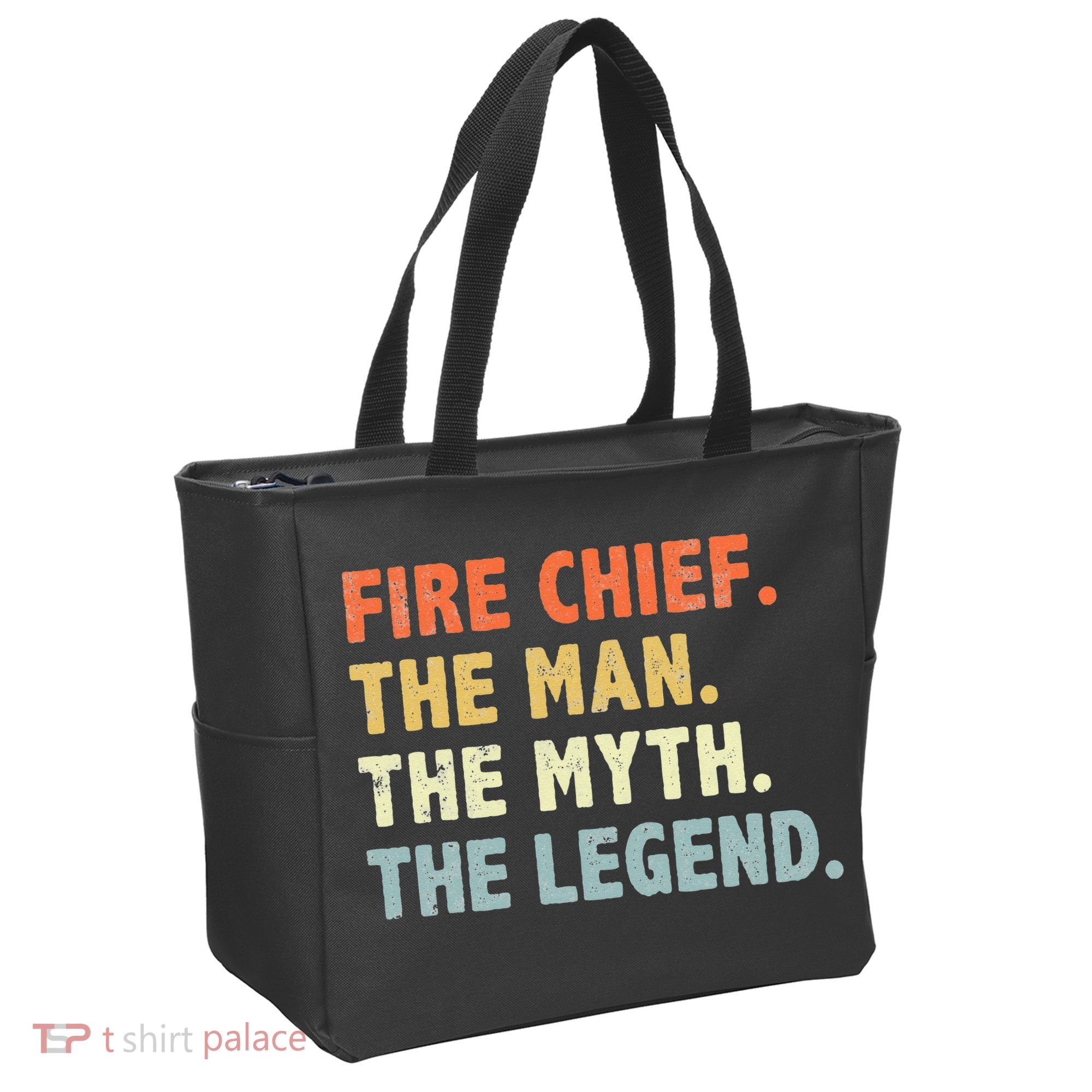 Fire Chief Man The Myth Legend Gifts Firefighter Fire Chief Tote Bag