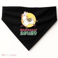 Funny Cute Magically Awkward Llama Alpaca USA-Made Doggie Bandana thumb 0