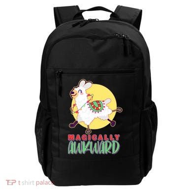 Funny Cute Magically Awkward Llama Alpaca Backpack