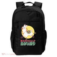 Funny Cute Magically Awkward Llama Alpaca Backpack thumb 0