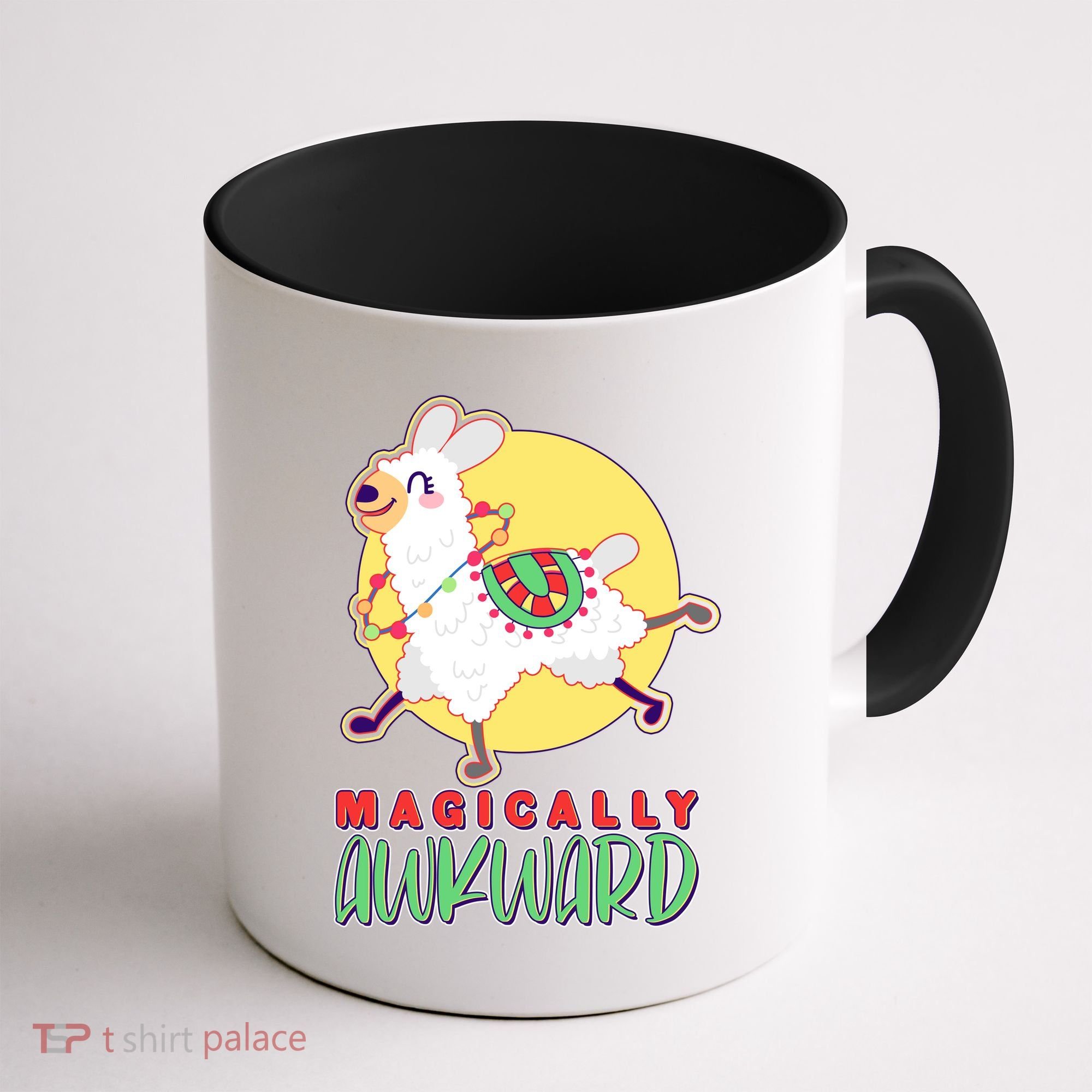 Funny Cute Magically Awkward Llama Alpaca Coffee Mug