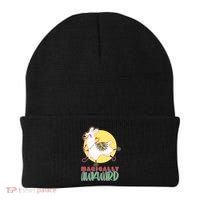 Funny Cute Magically Awkward Llama Alpaca Beanie thumb 0